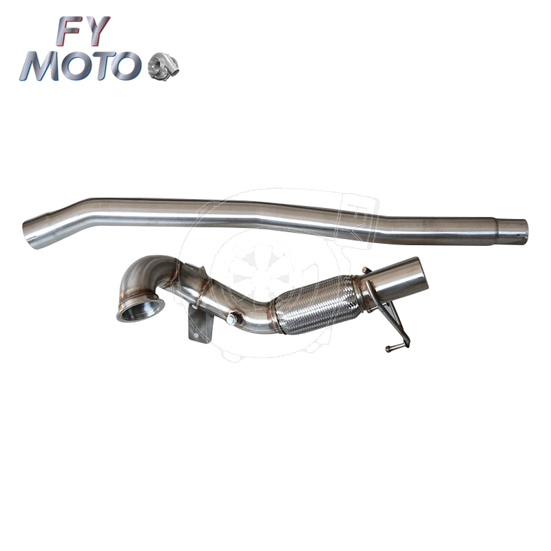 Downpipe Di Scarico Per Golf Gti V * W Mk7 R 3 "2.0L Ea888 Tsi / Au A3 S3 8V