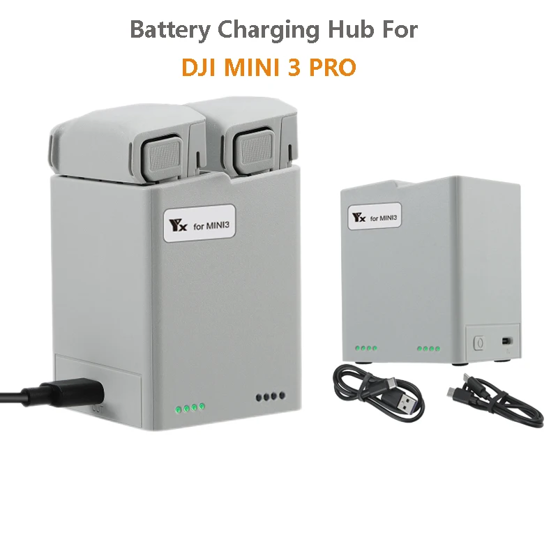 

Two-Way Charging Hub for DJI MINI 3 PRO Battery Charging Butler for Mini 3 PRO Drone Charger accessories