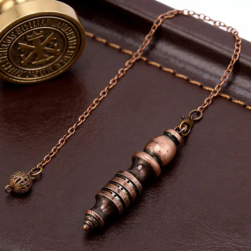 Luxurious Gold Metal Isis Pendulum for Professional Divination and Dowsing Practices