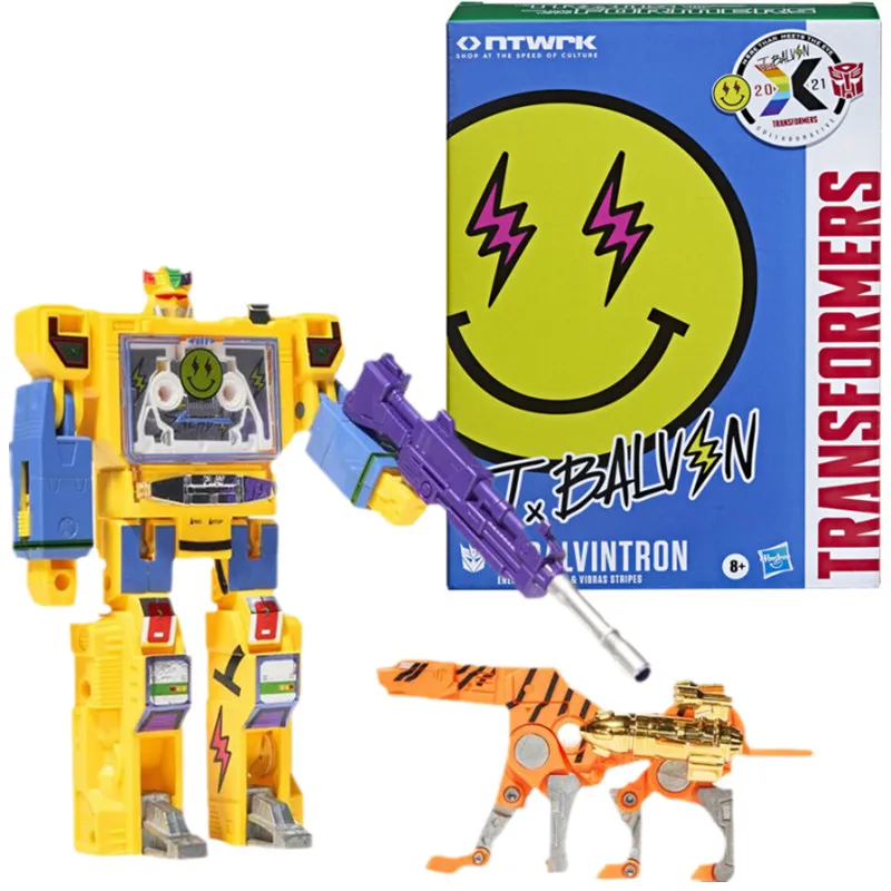

Hasbro Transformers Generations Collaborative: J Balvin Balvintron Soundwave Mash Up 3-pack Action Figure Collection Model Toy