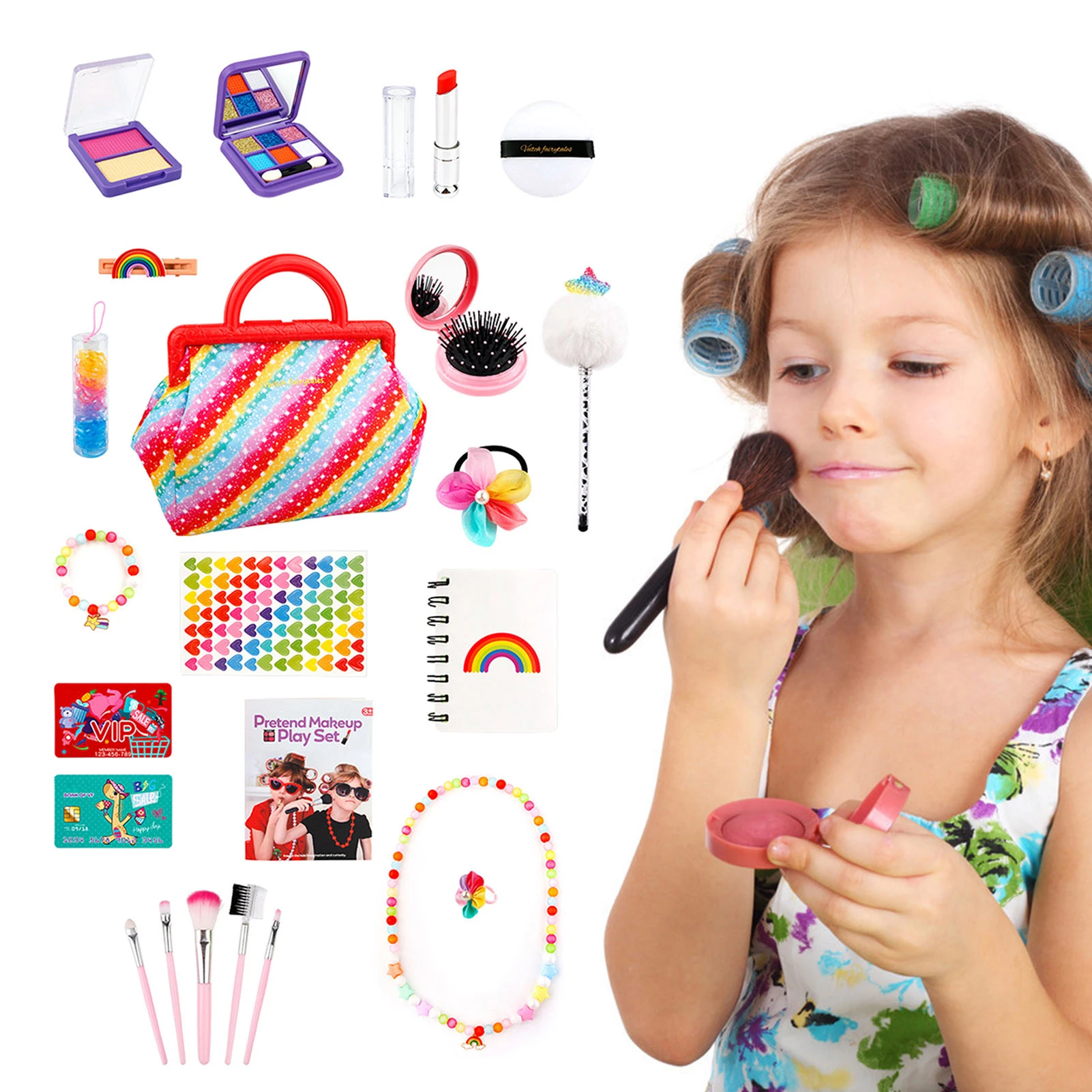 Speelgoed Kinderen 23 Stks/set Speelhuis Speelgoed Meisjes Pretend Make Up Peuter Make Modieuze Tas Prinses Cosmetische Beauty Set| | - AliExpress