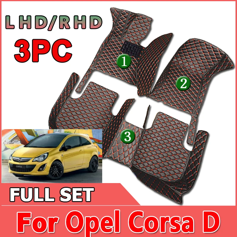 

Car Floor Mat For Opel Corsa D 2007~2014 Waterproof Rug Cubre Pisos Para Autos Car Mat Floor Interior Decoration Car Accessories