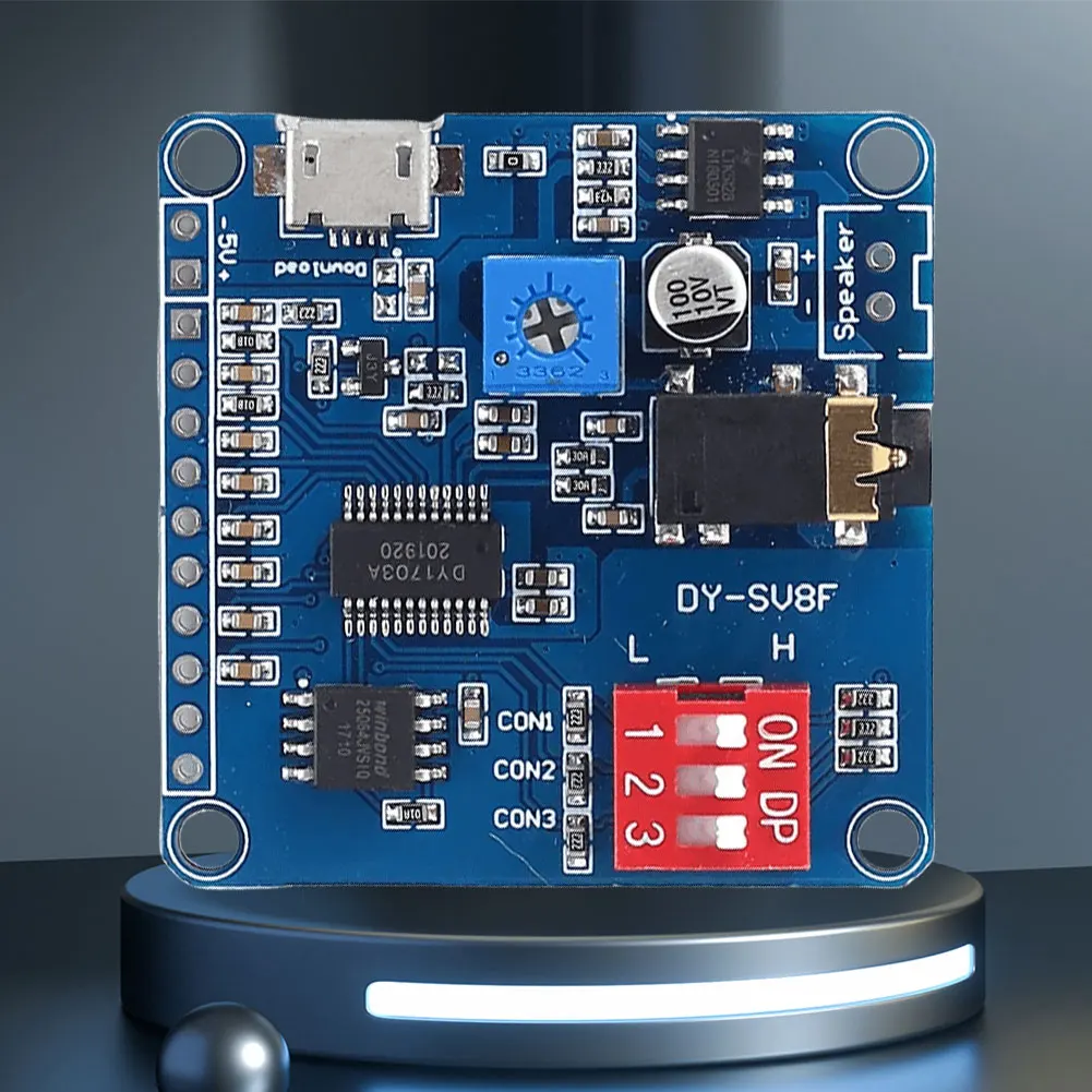 Portable Serial Port Control Playback Module with 64Mbits Flash Storage