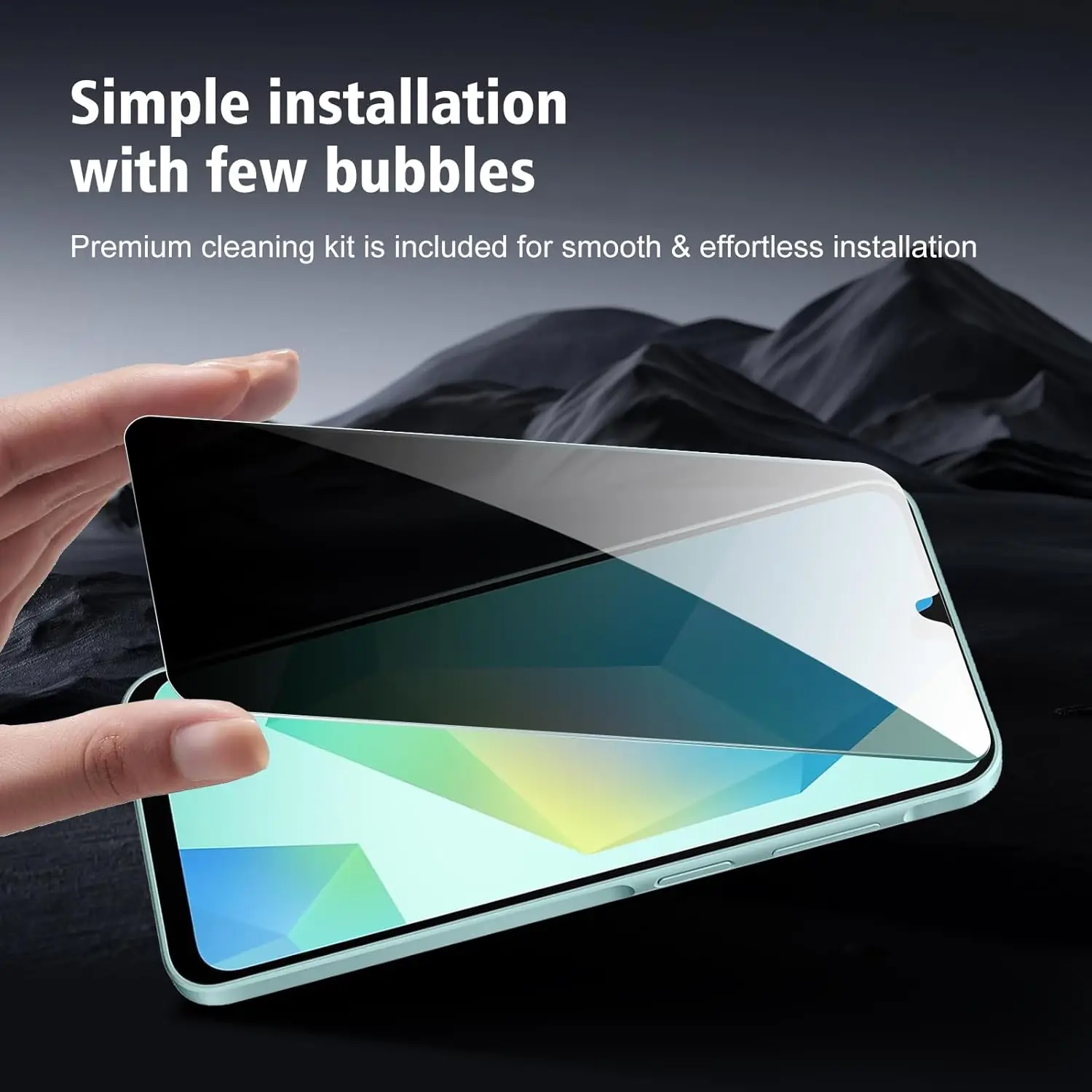 6.7-Inch Anti-Spy Privacy Tempered Glass Screen Protector