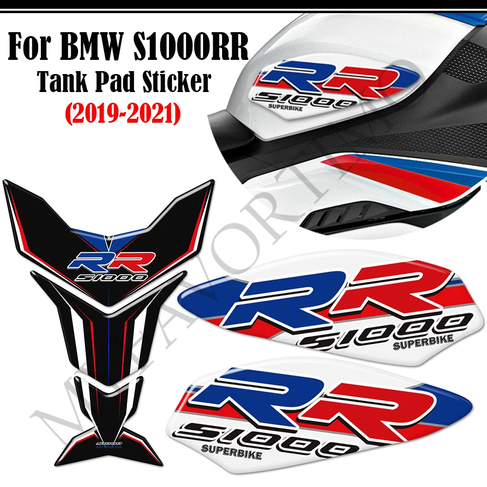 

For BMW S1000RR S 1000 RR Stickers Protector HP HP4 Tank Pad Knee Decal Motorcycle Fairing Emblem 2016 2017 2018 2019 2020 2021