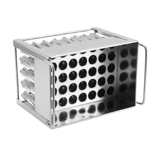 Stainless Steel Ice Lolly Popsicle Mold Rack Frozen Lolly Popsicle Ice Pop Maker Homemade Cream Mold with Holder