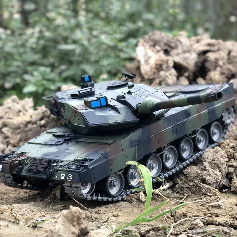 HenLong 3889-1 Leopard2A6 1/16 TK7.0 Upgraded Metal Ver Germany Leopard2A6 RTR RC Car TH17602 Remote Control Tank Model Toys 3