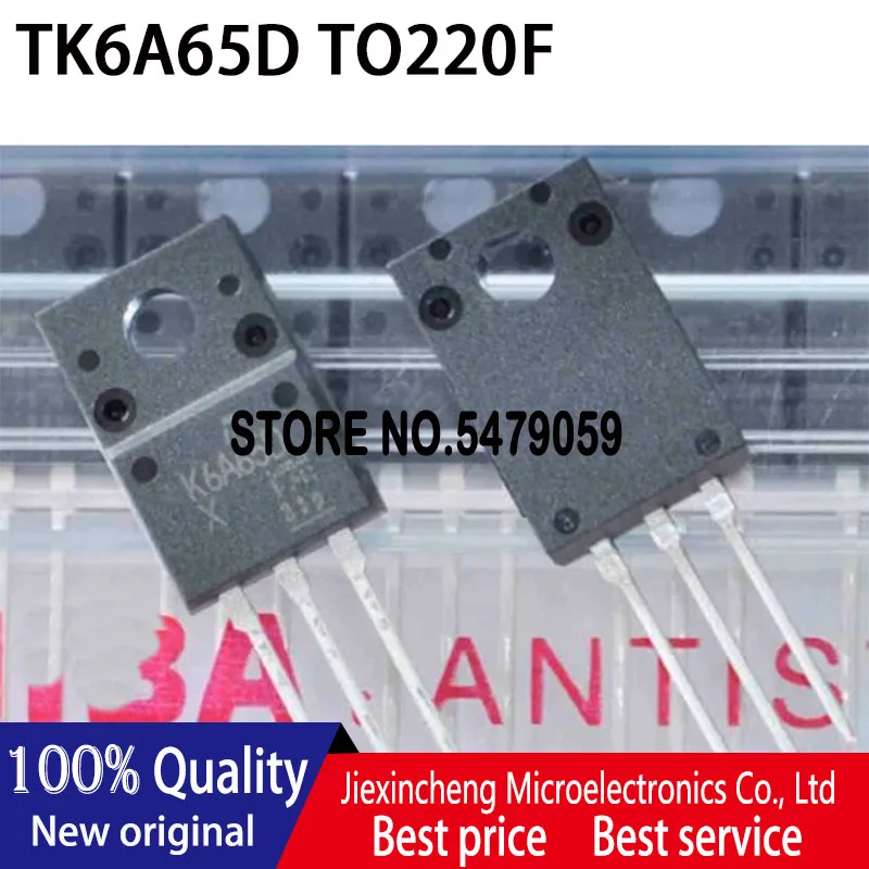 

5 шт. TK6A65D K6A65D TK6A65 TO220F MOSFET новый оригинальный