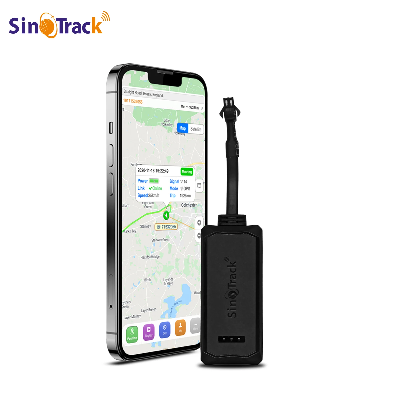 Mini batería integrada GSM GPS tracker ST-900 para coche, motocicleta, vehículo, Control remoto, aplicación Web gratuita