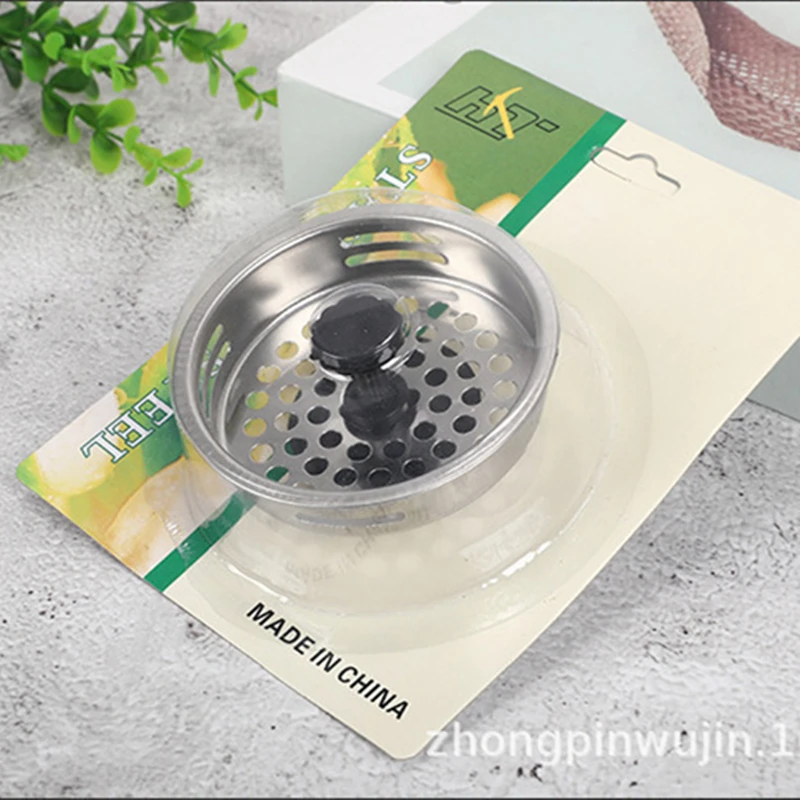 

1PC Stainless Steel Floor Drain Cover Bathroom Drain Outlet Hair Anti-Clogging Filter Sewer Outlet fFilter 7cm