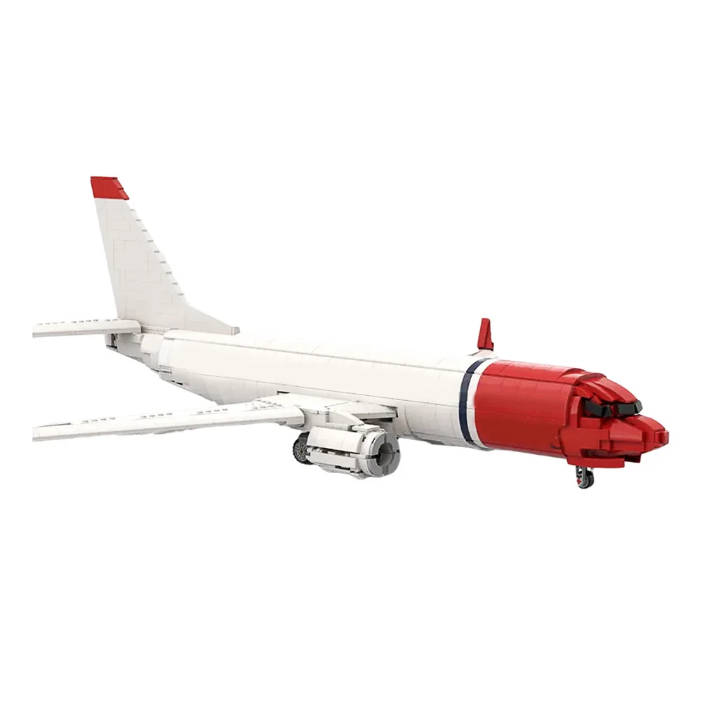 

Норвежский самолет Aiplane 737-800, строительные блоки MOC, набор высокотехнологичных пассажирских моделей самолетов, игрушки для детей, подарки на день рождения