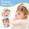 60pcs Plastic Waterproof Ear Protector For Kids Adults Swimming Cover Caps Disposable Ear Stickers Swimming Cover Ear Paste 6