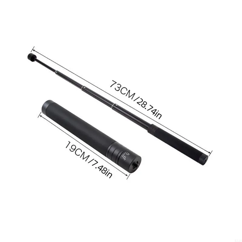 Lightweight AluminumAlloy Extendable Rod Handhelded Selfie Stick Telescoping Poles for Selfie, Photography, Video