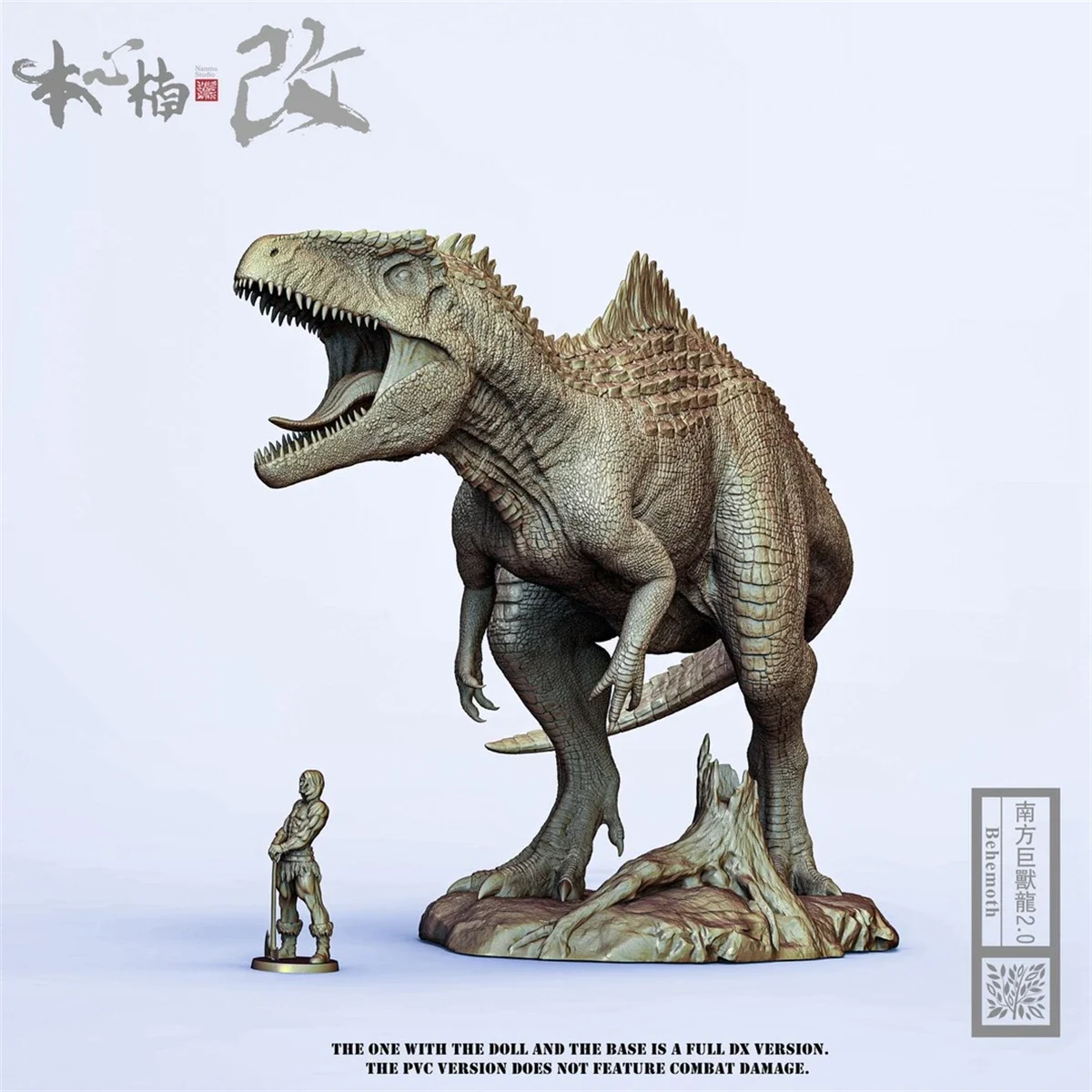 Nanmu Giganteosaurus The King Of Border Toy Carolinii 2.0 Typhon Gustav Dinosaur Model Dx Version Con Base