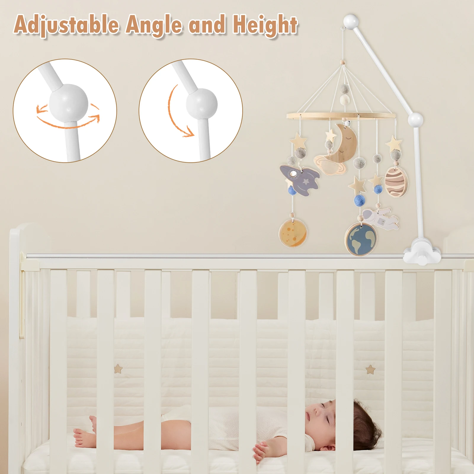 Support pour mobile pour bébé - Ma Baby Checklist