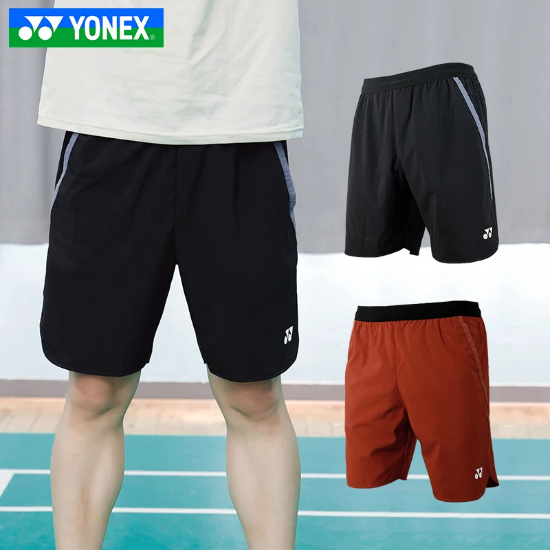 YONEX Badminton Suit Men's Sports Shorts Sweat Absorbing Breathable Speed Drying 14