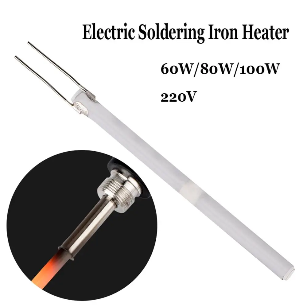 gas welding equipment 1/2pcs Electric Soldering Iron Heater Adjustable Temperature 220V60/80/100W Ceramic Internal Heating Element for 908 908S Solder best soldering iron