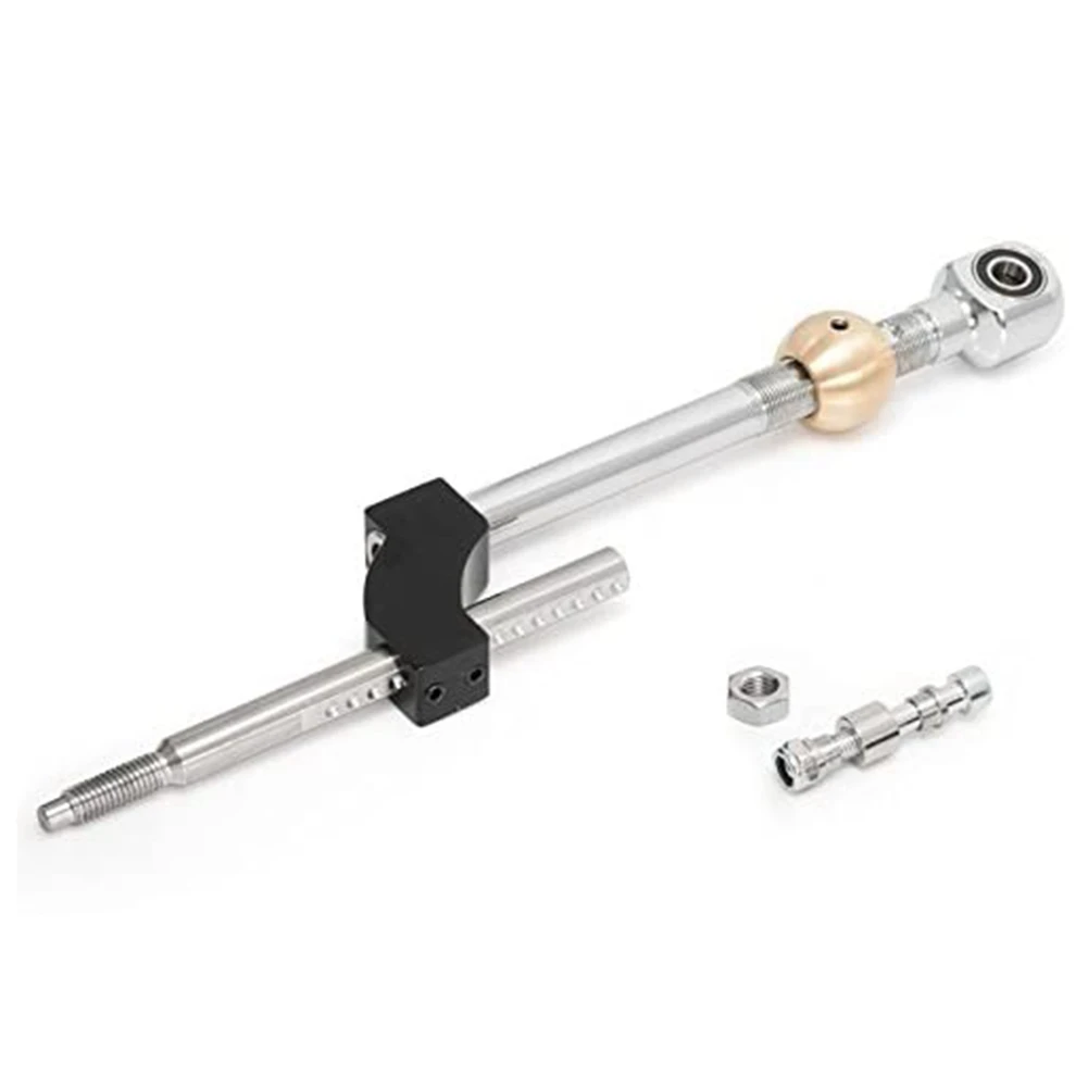 

Stainless Steel Short Shifter Adjustable Height Dual Bend Compatible with for Honda Civic B&D