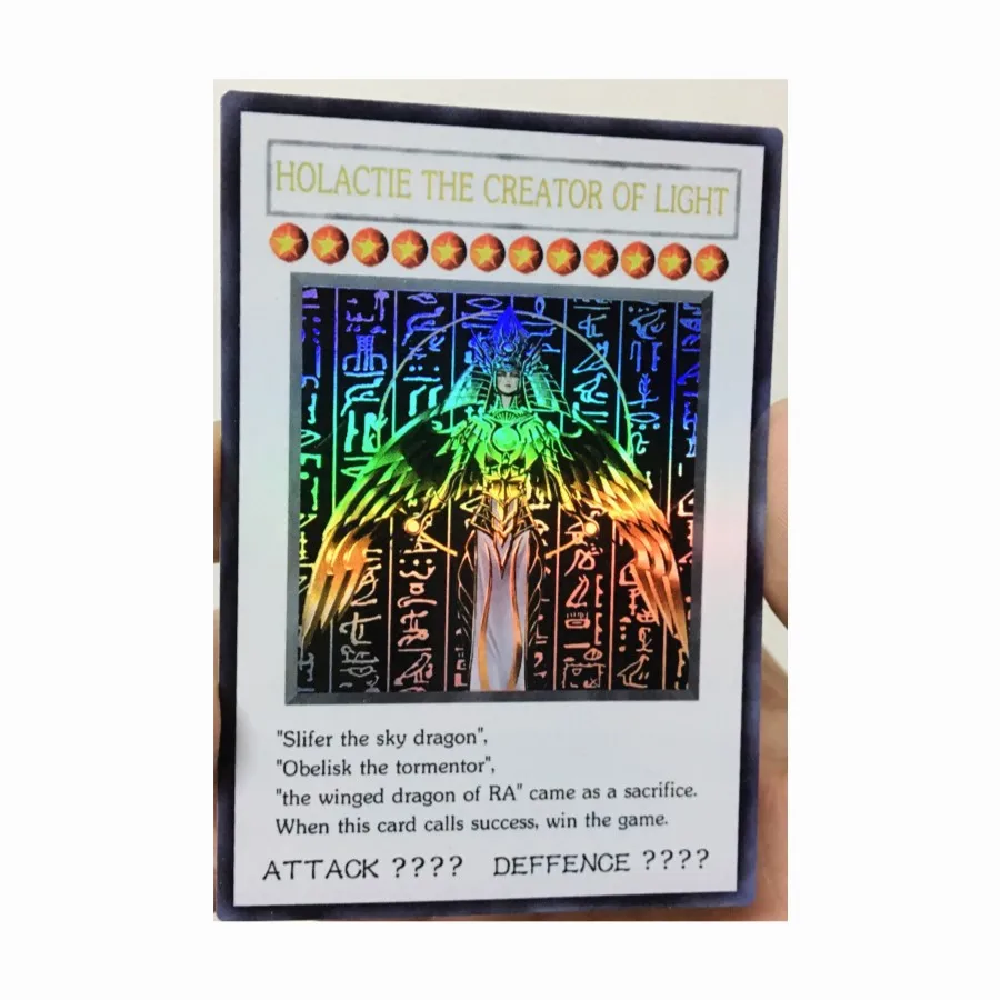 

Yu Gi Oh Holactie The Creator of Light Slate Map White Plate DIY Toys Hobbies Hobby Collectibles Game Collection Anime Cards