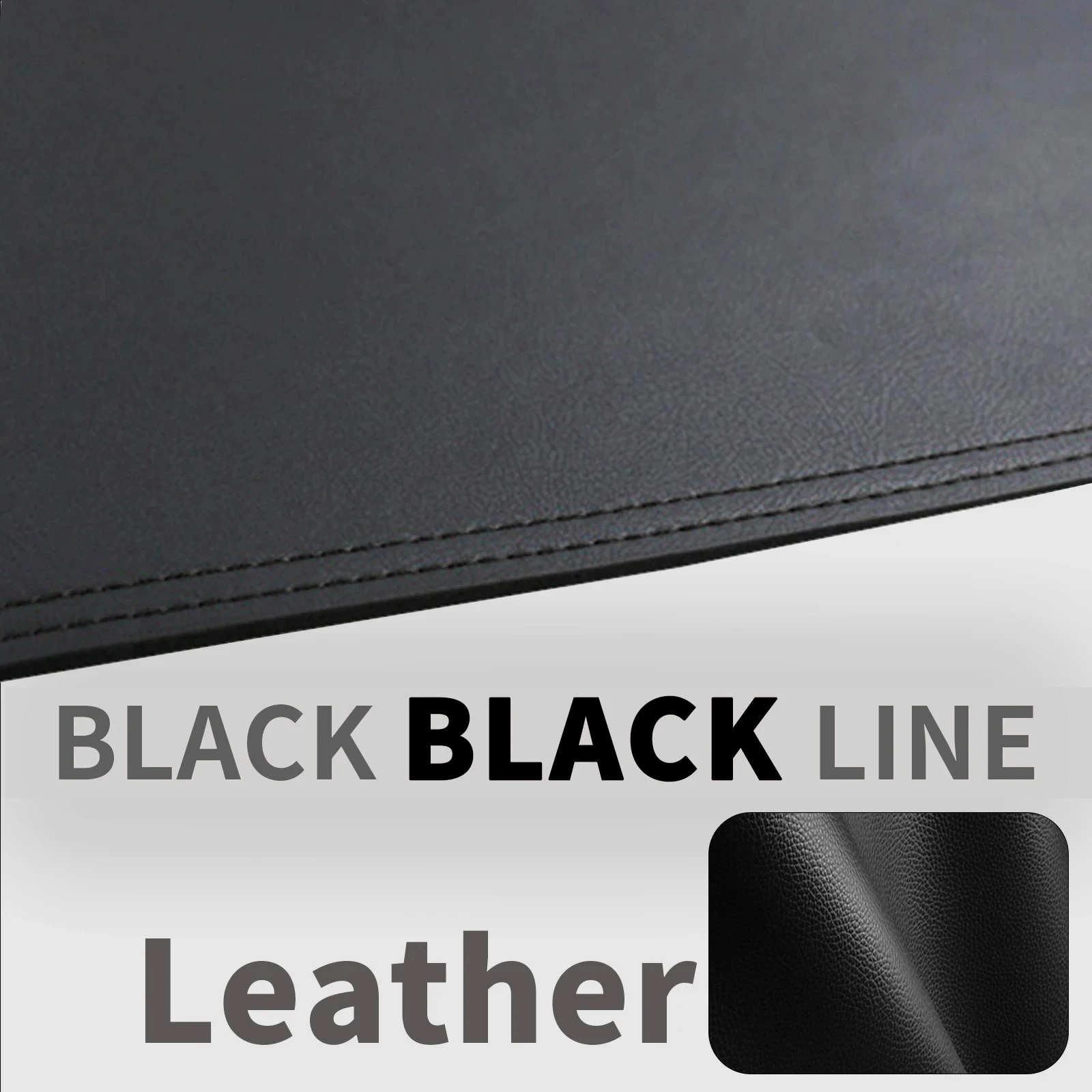 Black leather