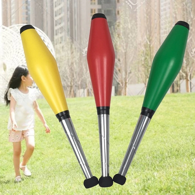 JugglingPinsSetOutdoorChildrenJugglingTrainingStickAccessory