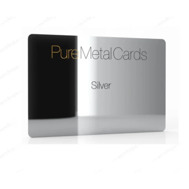 Carte NDavid en métal doré vierge personnalisée, carte professionnelle personnalisée, ISO 14443 A, RFID, luxe