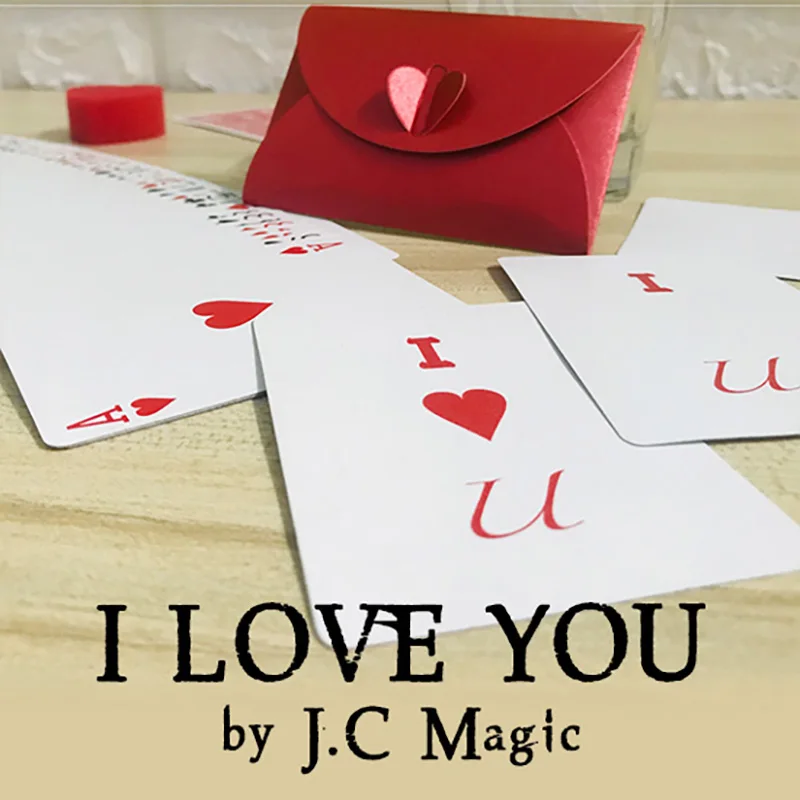 

I Love You by J.C Magic Card Magic Tricks Magia Magie Magicians Props Close Up Illusions Gimmicks + Tutorial