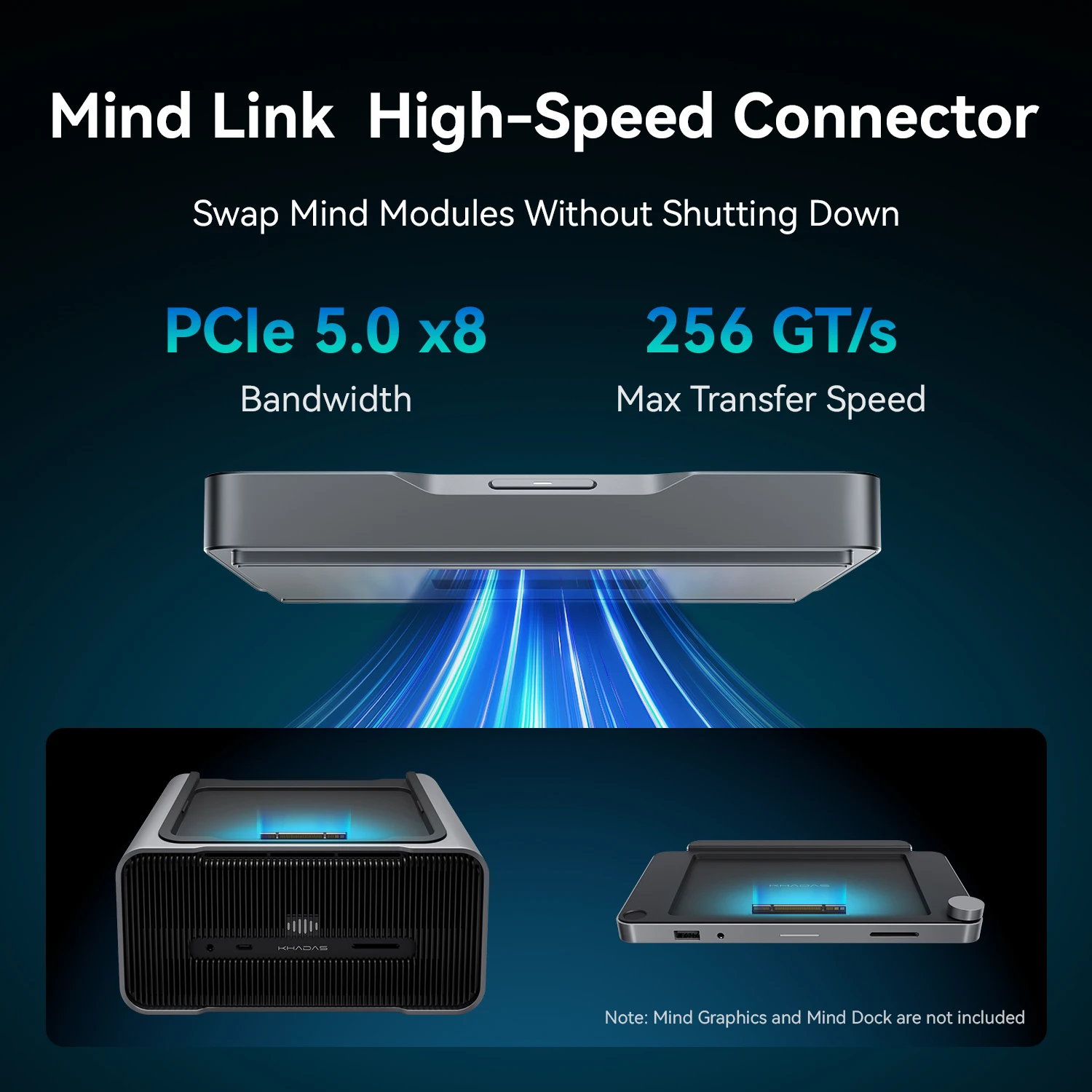 Khadas Mind 2s Mini PC Portátil Desktop AI PC com Processador