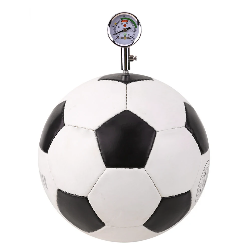Soccer Ball Barometers Portable Gauge Air Watch with Air Release Valve Inflatable Quick Sport Measuring Instruments
