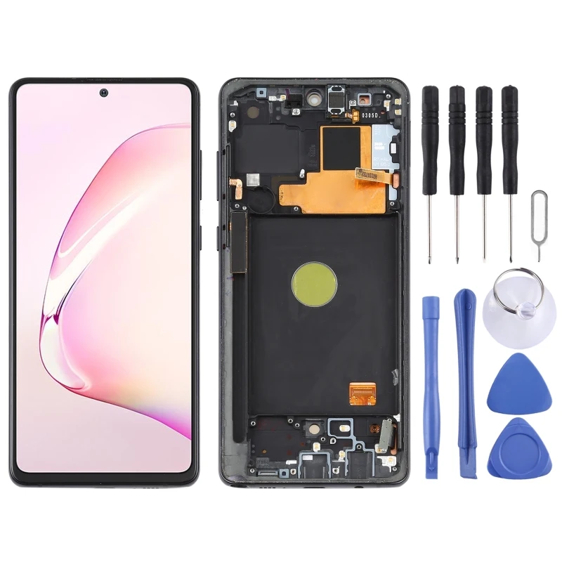 

Original Super AMOLED LCD Screen for Samsung Galaxy Note10 Lite SM-N770F Digitizer Full Assembly With Frame and Incell Material
