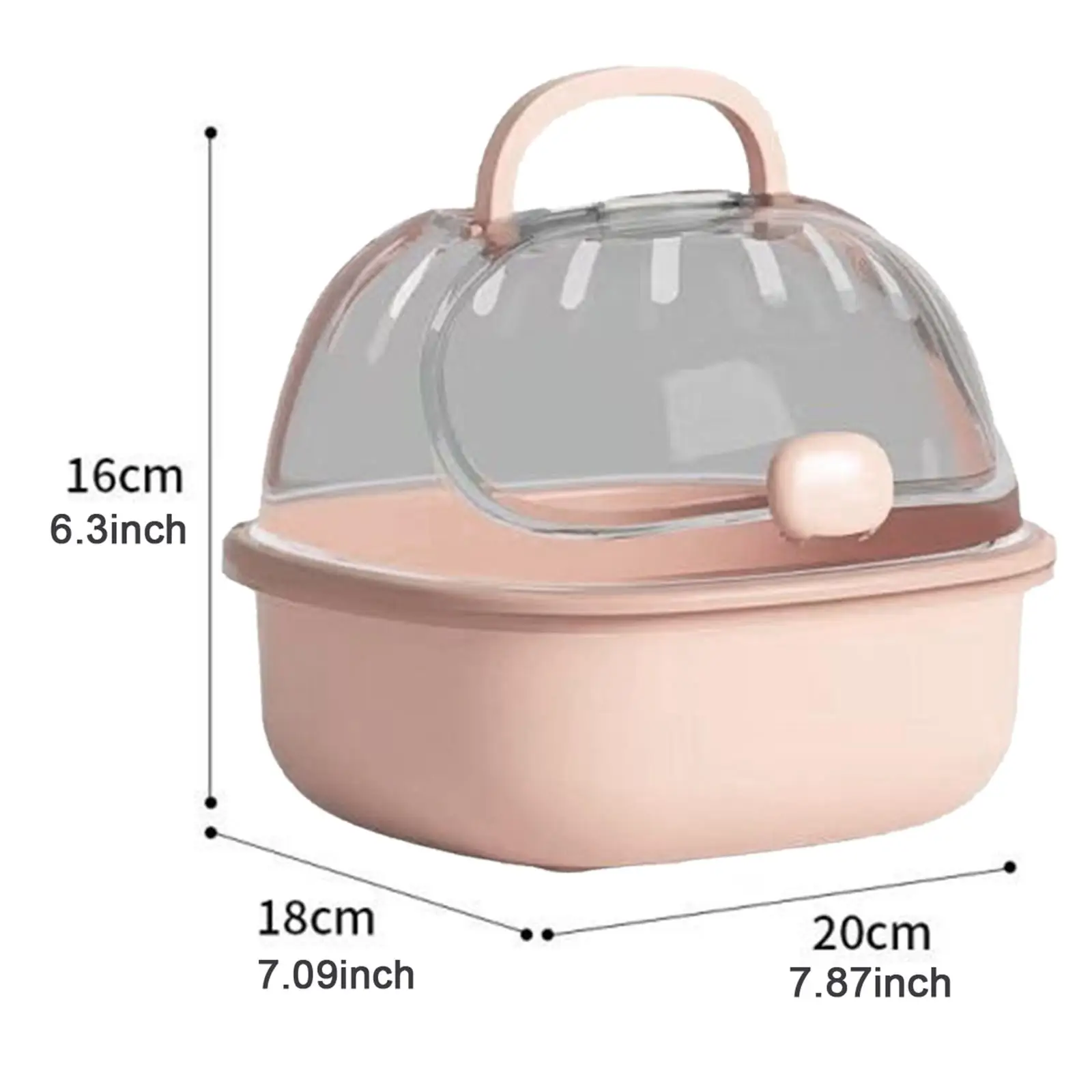 Hamster Travel Carrier Cage Travel Breathable Small Animal Carry Case for Chinchilla Hedgehog Vacation Small Animals Squirrel Hamster Travel Carrier Cage Travel Breathable Small Animal Carry Case for Chinchilla Hedgehog Vacation Small Animals Squirrel