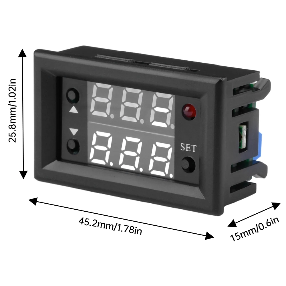 DC 4-28V Digital Display PWM High Power Governor Frequency Measuring Instrument 1HZ~160KHZ Duty Cycle Adjustable 0~100% 6