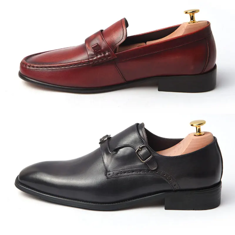 FamtiYaa 2Pcs Adjustable Shoe Shaper Twin Tube Red Cedar Wood Shoe Tree For Man