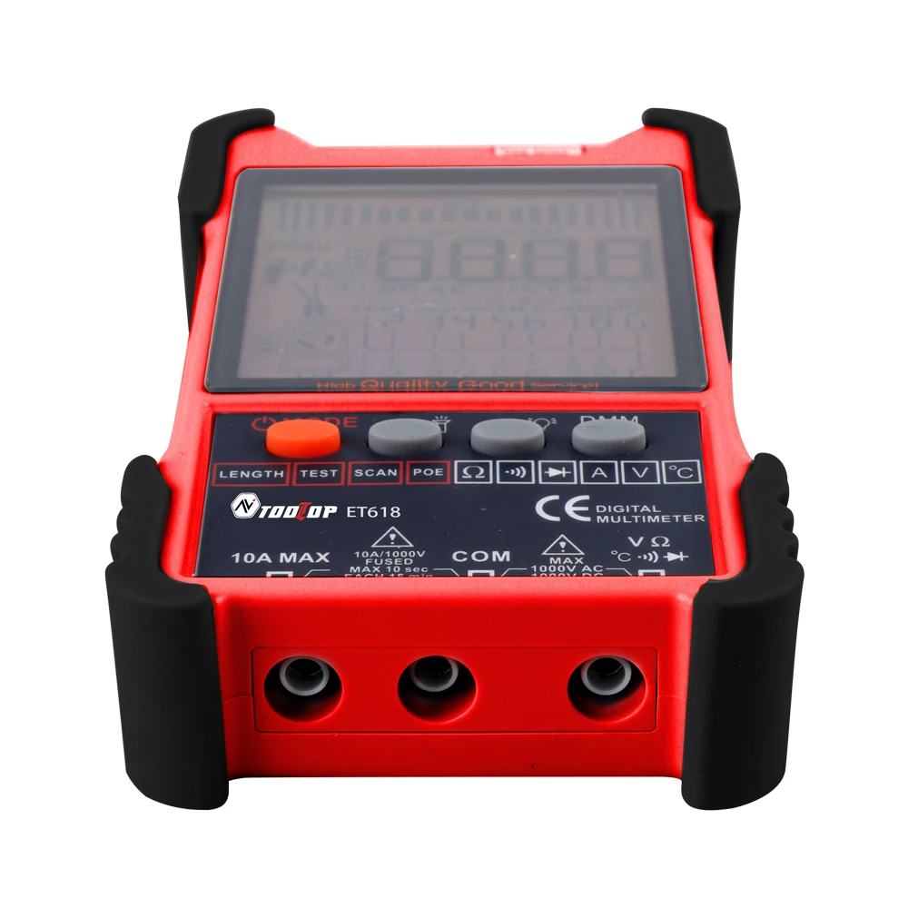 NEW ET618 Network Cable Tester with LCD Display Analogs Digital Search