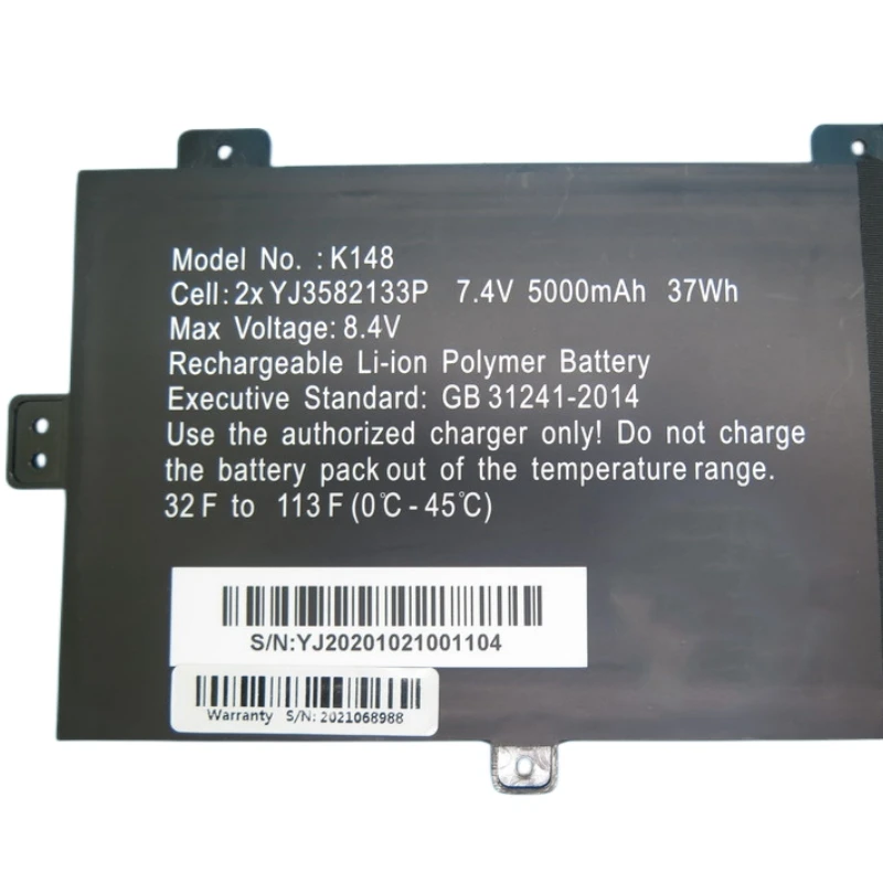 Bateria do Portátil para Teclast f7 Plus U3285131p2s Yj3582133p U3285131pv-2s Vinga Iron S140 Vastking K148 2x Tablet - Imagem 5
