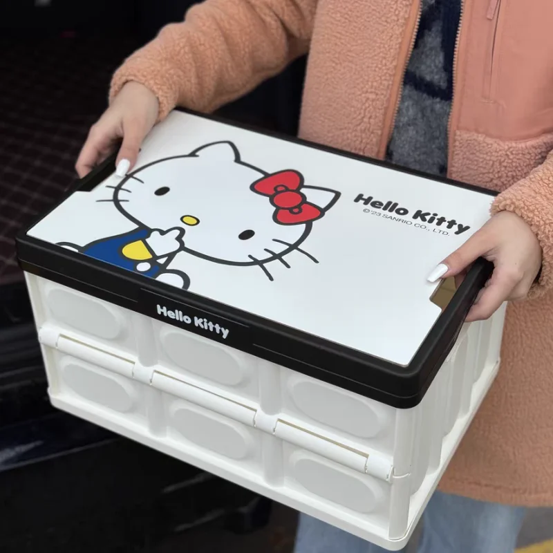 Sanrio Hello Kitty Car Trunk Storage Box Outdoor Camping