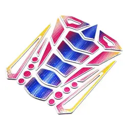 Premium Universal Motorcycle Tank Pad Protector Decal (Model E Colorful)