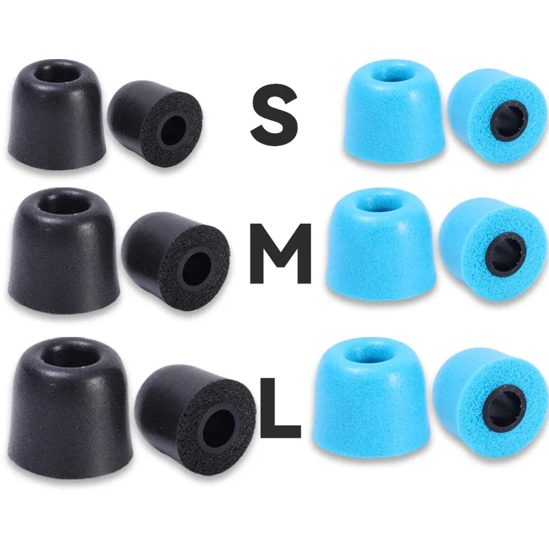 Premium Memory Foam Earbuds for Noise Isolation - Soft Replacement Ear Tips (3 Size Options)