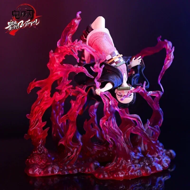 

Anime Figure 16cm Demon Slayer Nezuko Kamado Model Dolls Figurine Kimetsu No Yaiba Pvc Handmade Collectibl Decor Kid's Toy Gift