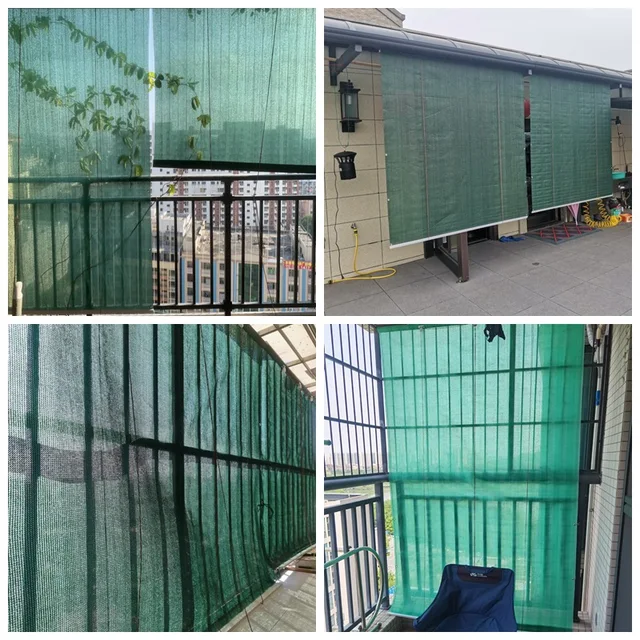Hdpe Lélegző Hengeres Hálószoba Napernyő Ablak Függöny Kézi Emelő Adatvédelmi Képernyő Lyukasztó Napbiztos Függönyök - Image 6