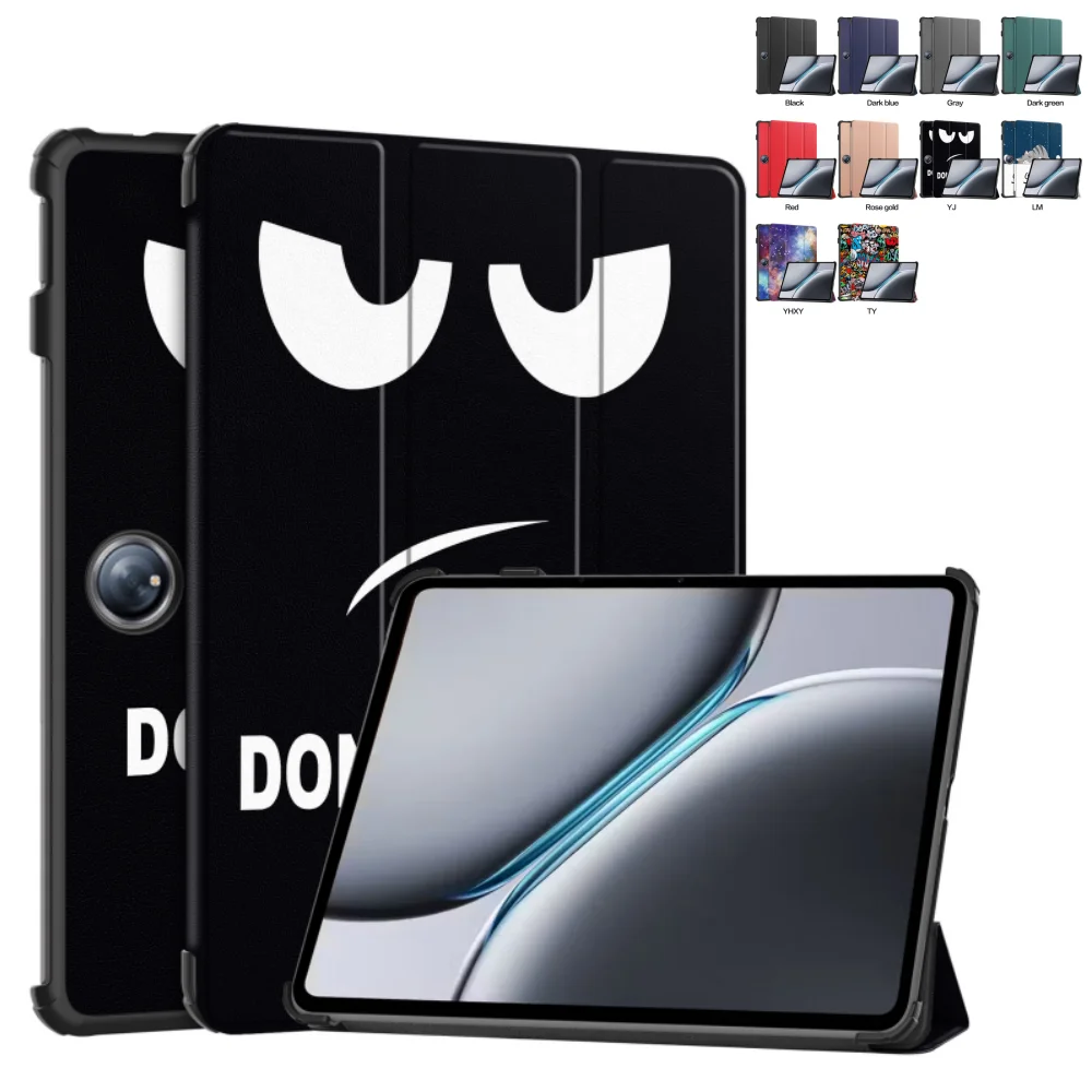 Premium Tri-fold Magnetic Case for 12.1 Inch Tablets - Hard Shell Flip Stand with Soft TPU Cover