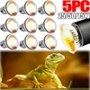 5-1PCS UVA+UVB Reptile Lamp Bulb Turtle Basking UV Light Bulbs Chicken Farming Heating Light Temperature Controllers Solar Lamps 1