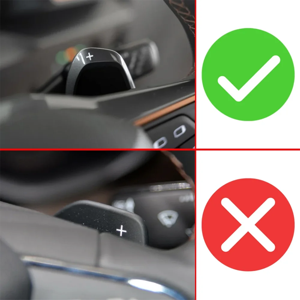 Für Cupra Ateca Formentor Leon 2021 2022 2023 Auto Lenkrad Schaltwippe Getriebe Paddel DSG Verlängerung Styling Auto Zubehör – Detail 1