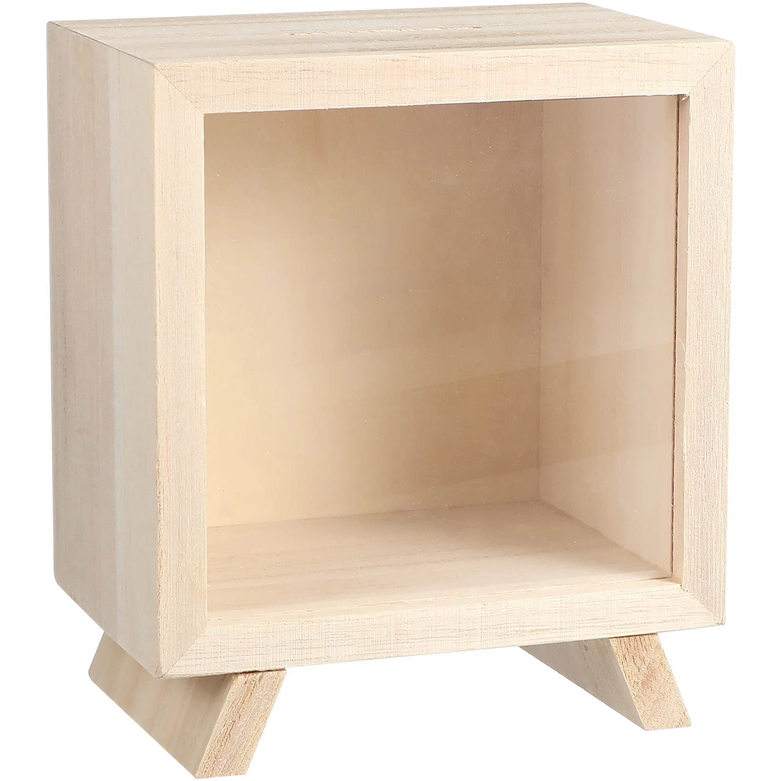 

Piggy Bank Clear Window Wooden Piggy Bank Rustic Style Money Box Coins Saving Pot Cash Container