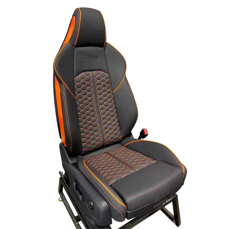 car accessory RS6 RS7 sports seats carbon fiber bucket racing sport seat leather for audis A3 A4 A5 A6 A7 A8 Q3 Q5 Q7