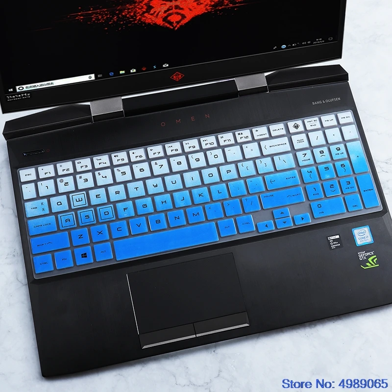Keyboard Cover Skin For Hp Omen 15 15-Dh1011tx 15-Dh0006nt 15-Dh0015ntx 15-Dh0111tx Dh0003la 15-Dh Series 15.6'' Laptop