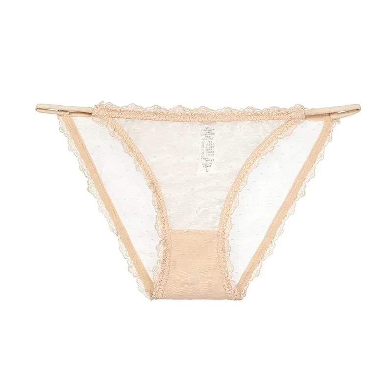 Sexy Lace Underwear Quick Dry Lightweight Low Waist Triangle Women's Panties Comfortable Breathable Briefs Female Innerwear