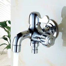 

Brass Multifunctional One-In-Two-Out Faucet, Multi-Open Multi-Purpose Mop Pool, Washing Machine Quick-Open Faucet