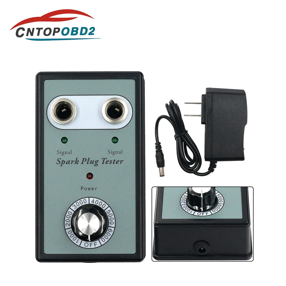 UniversalDualHoleSparkPlugTesterAdjustableInLineIgnitionPlug