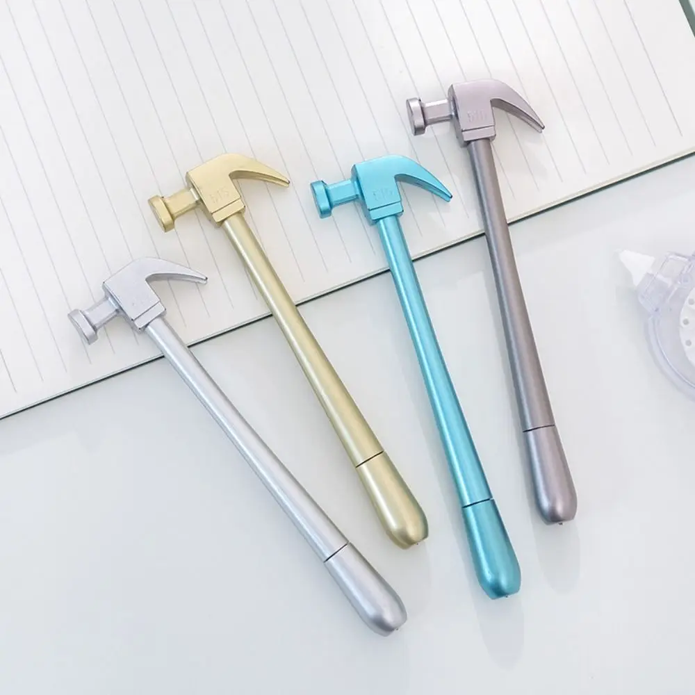 

Hammer Shaped Neutral Gel Pens Creative Black Ink Quick-Drying Signature Pen Cute Unique Ballpoint Pen Student
